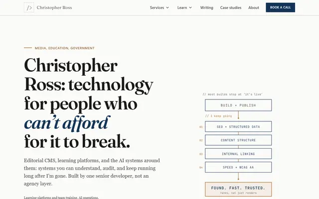 Screenshot of thisismyurl.com homepage